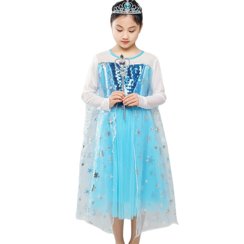 Dívky \\ 'Ice Princess Dress Costume Birthday Halloween Christmas Fancy Party Outfit