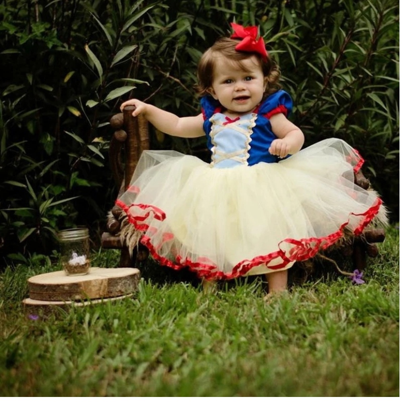 Batole dítěte 1.narozeninový párty šaty karneval cosplay děti princezny kostým