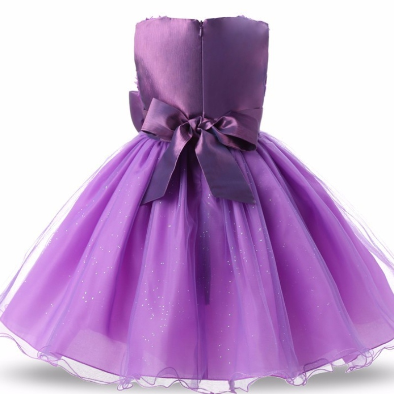 Dívky krajkové květiny princezna šaty děti svatebnínarozeniny elegantní party šaty teenager dívka dívka dívka šaty