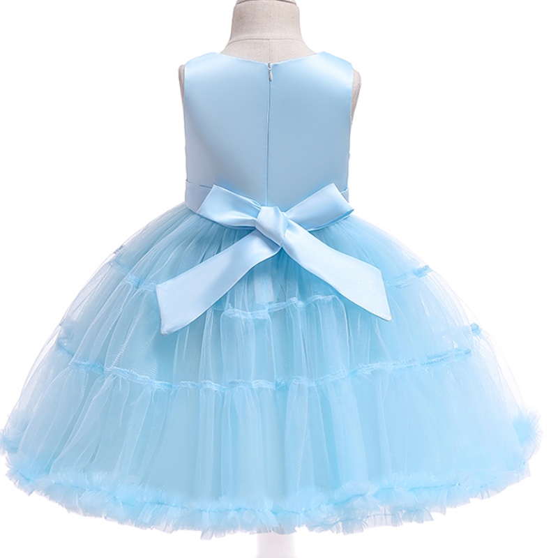Ansoo Unicorn Rainbow Baby Girlnarozeninové šaty bavlněné dívky princezna párty fialové svatební šaty pro 1-6 let dívky tutu