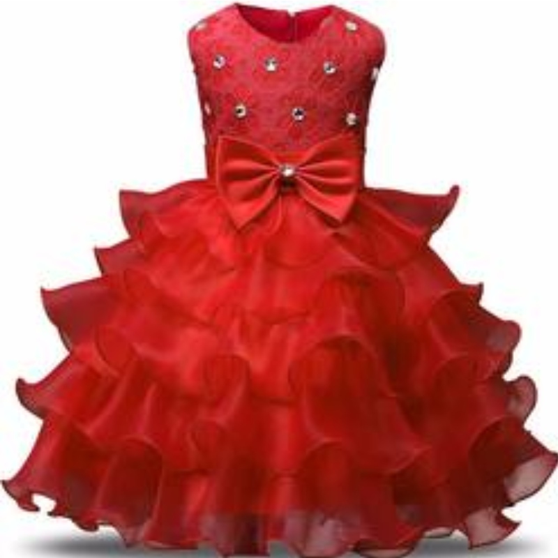 Dívčí dívky krajka tutu květina princezna šaty děti 1 2 roky starénarozeninové párty plesové šaty děti vánoční kostým oblečení