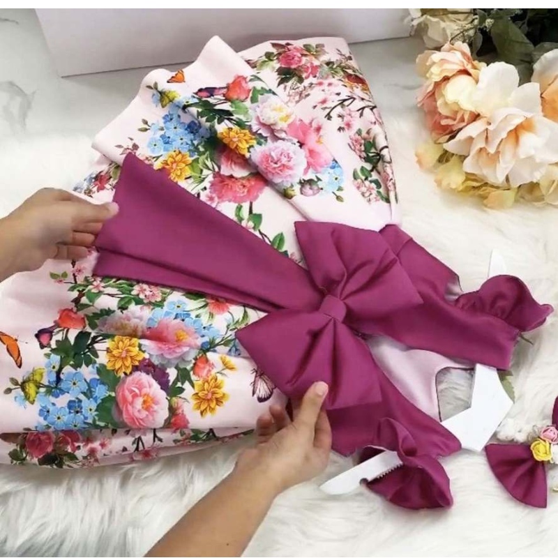 Baige velkoobchodní dívka šaty večírek svatba svatebnínarozeniny děti šaty elegantní holčička šaty bez rukávů