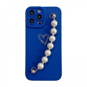 Nový produkt se vztahujena Apple iPhone14Pro Pearl Bracelet Protective Case a objektiv je plně chráněn a upgradován