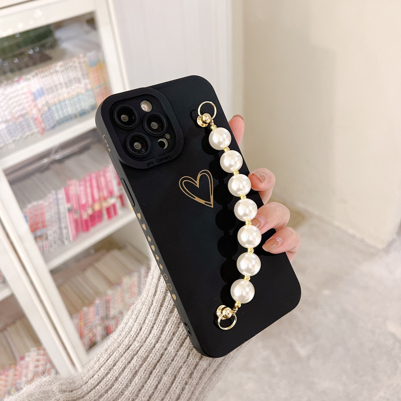 Nový produkt se vztahujena Apple iPhone14Pro Pearl Bracelet Protective Case a objektiv je plně chráněn a upgradován