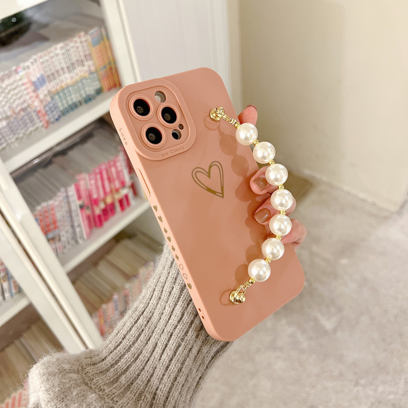 Nový produkt se vztahujena Apple iPhone14Pro Pearl Bracelet Protective Case a objektiv je plně chráněn a upgradován