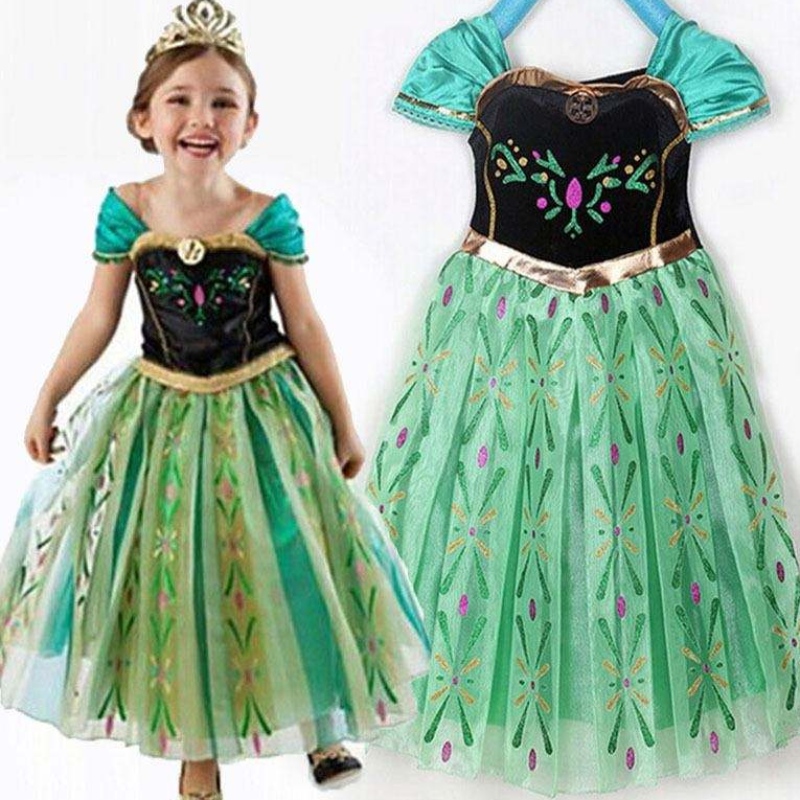 Baige Hot Sale Dress Fancy Baby Frocks Elsa Costume Girls Cosplay Costume Party šaty pro děti 3-8 let