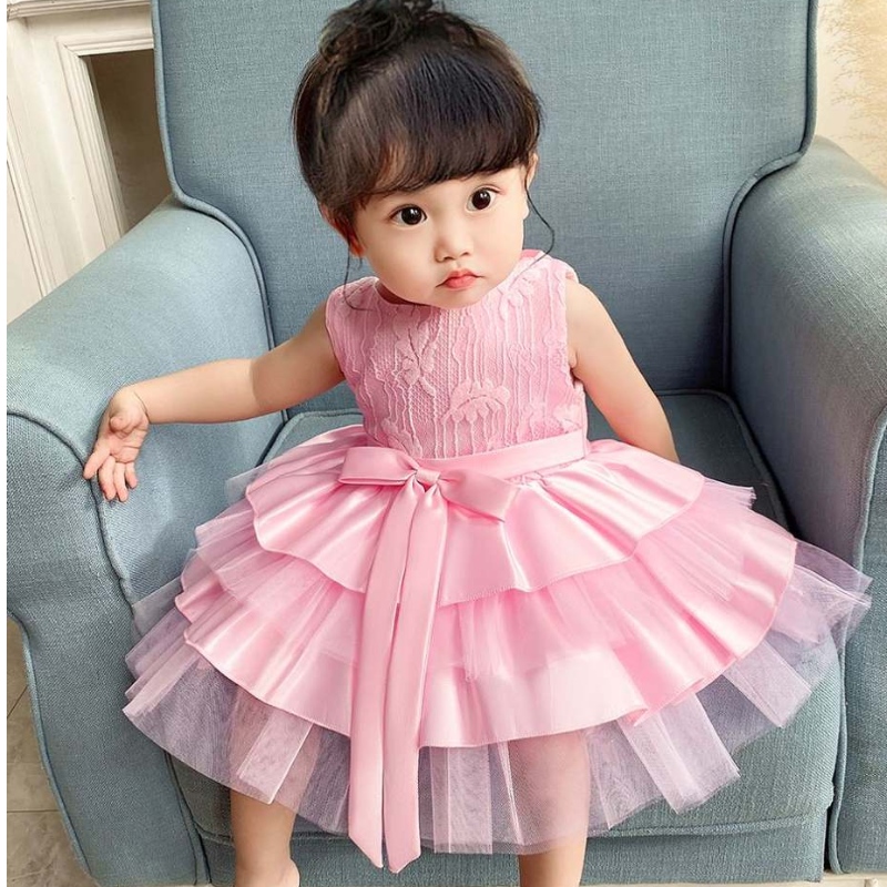 Baige Children Dresses Cake Frock Design pro 0-2ynarozeninové večírky