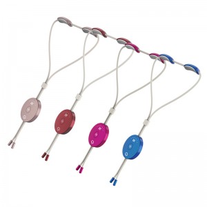 Přenosná masáž elektrického pulzního krku pro úlevu od bolesti, inteligentní masáž krku s masánem spouštěcího bodu tepla