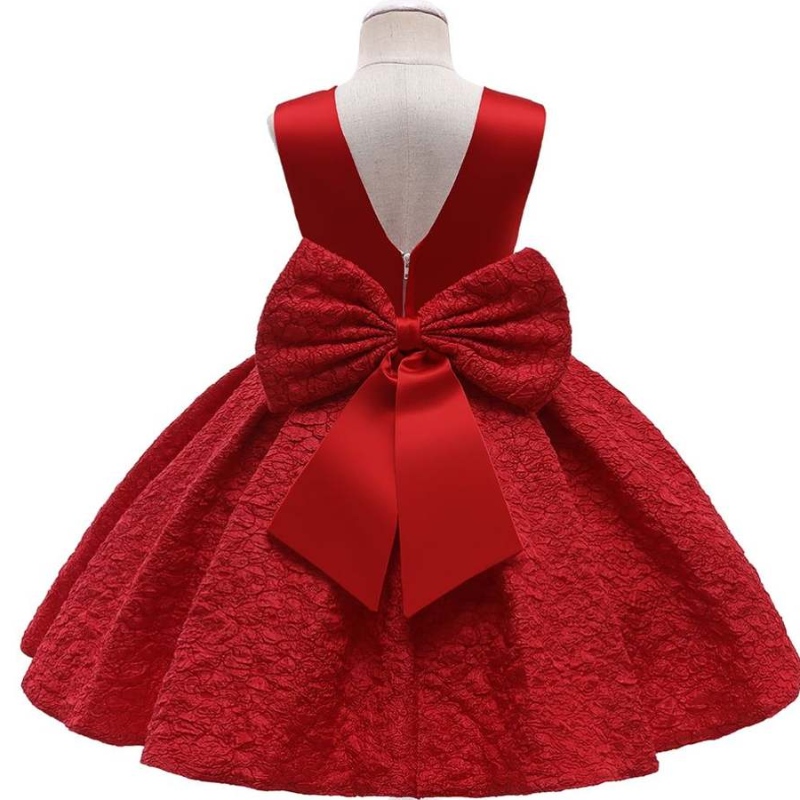 Baige New Design Flower Girls Šaty Kids Wedding Večerní párty dívka dívka prom fantastické šaty