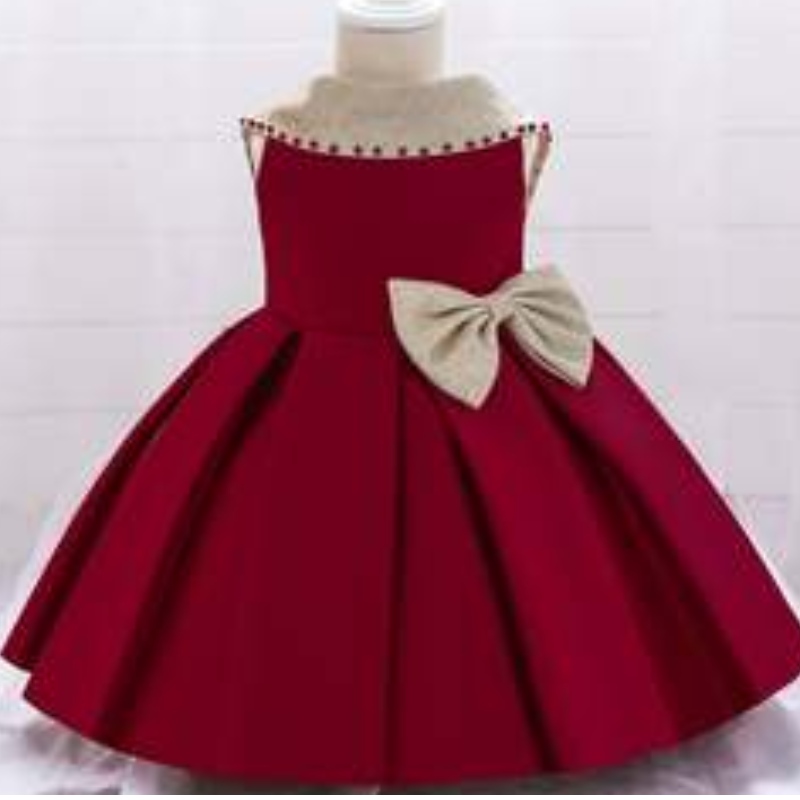 Baige Velkoobchod zlatý šifónový šňůry Designy měkké volánky Kids Baby Girls Princess Party Tutu šaty