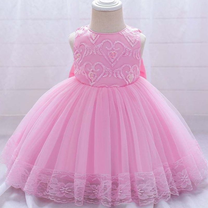 Baige Flower Girl šaty svatební večerní šaty pro děti párty šaty dítěnovorozené děti dívky šaty