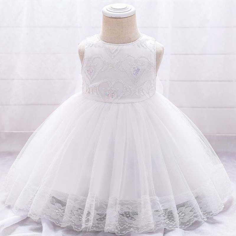 Baige Flower Girl šaty svatební večerní šaty pro děti párty šaty dítěnovorozené děti dívky šaty