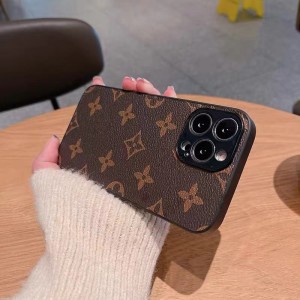 Nový produkt je vhodný pro Apple iPhone14pro luxusní pouzdrona mobilní telefon a velká značka Imitation Leather Fall Proof Ochranný mobilní telefon kůže