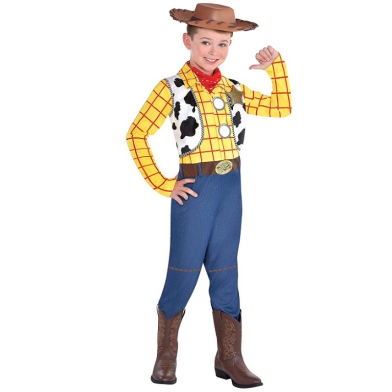 Halloween kreslený charakter anime kostým děti kovboj cosplay kostým