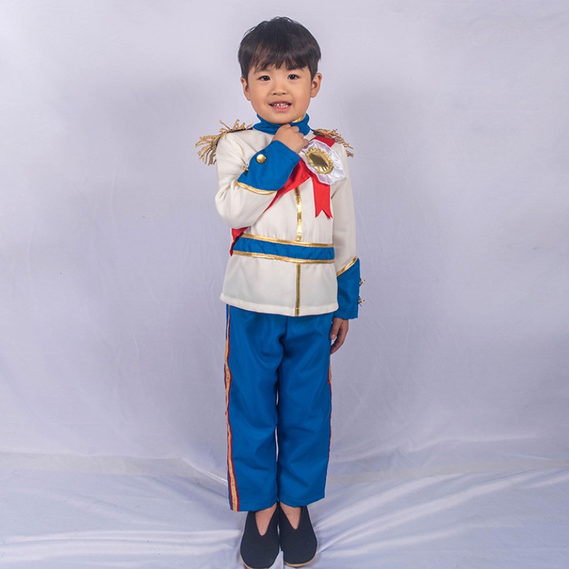 Halloween vánoční cosplay párty outfits fantazie oblékání dětí chlapci středověký princ chlapec krás kostým