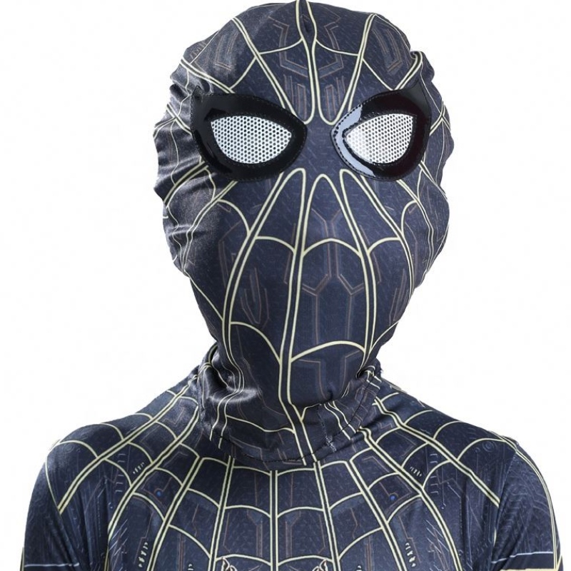 Factory Plus Velikost kombinéza Halloween cosplay sady Black Spider Man Film Costy