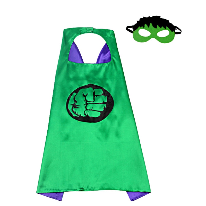 Velkoobchod Halloween Party Superhrdiny Capes kostým sada cosplay děti dospělý hrdina mys