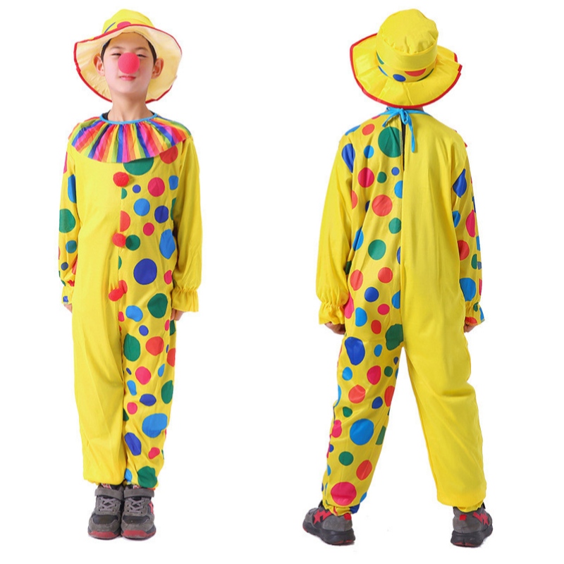 Halloweenský dětský kostým klaun kostým kostým cosplay kostým