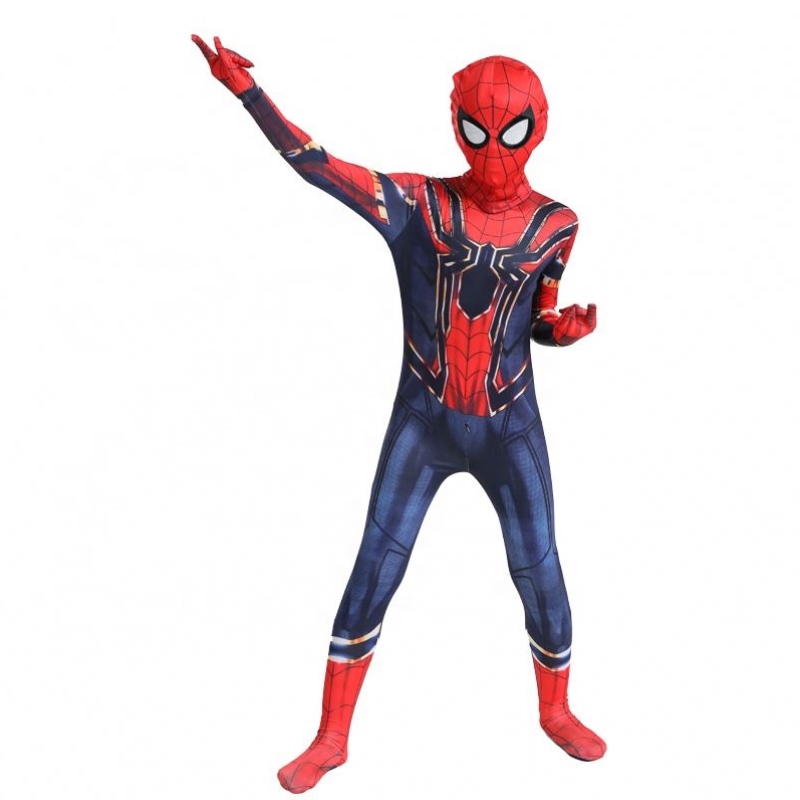 Velkoobchod klasický fantastický černý&red halloweenský oblek Anime TV&movie Kid Cartoon Clothing Spiderman Performance Costýmy kombinézy