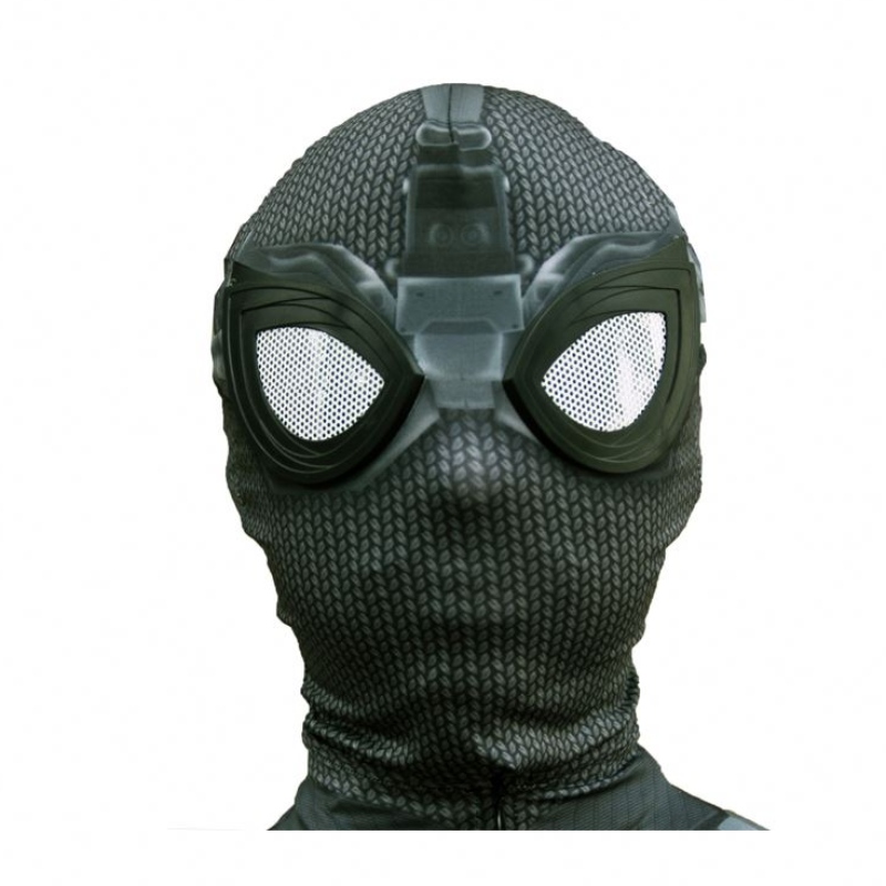 Nový styl černé superhrdiny zentai oblek pro Halloween TV&movie cosplay černý pavouk kostým s obličejovou maskou pro děti&adults