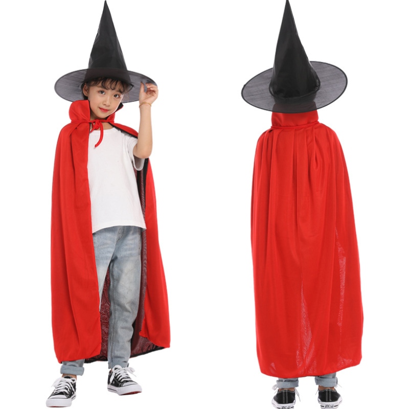 2022 Horký prodej velkoobchodního Halloweenského vánočního hrdiny Cape Children Halloween Sada superhrdiny hedvábí mys