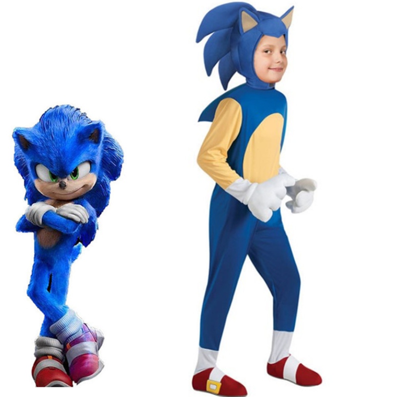 Halloween deluxe Sonic The Hedgehog Costume Sonic Generations Cosplay Cartoon kombinézu