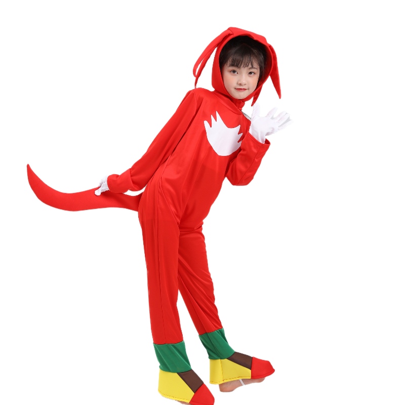 2022 Supersonic Kid Super Black Sonic Red Shadow Charter kostým pro Halloween