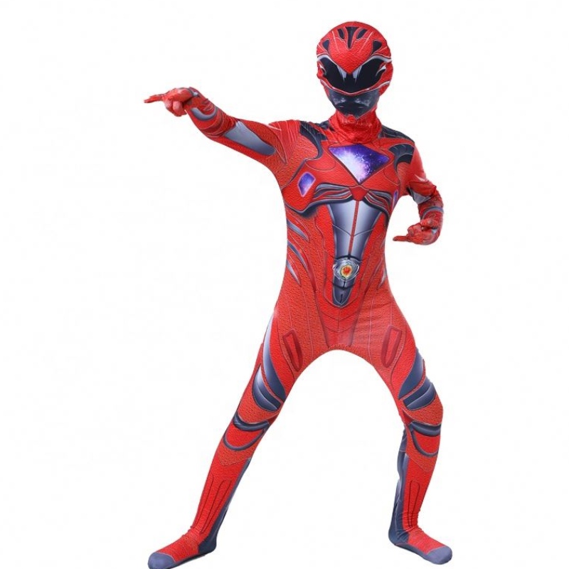 Více barev pět bestie kombinézy Halloween Carnival Party Cosplay Power Ranger Costume for Kids Boys