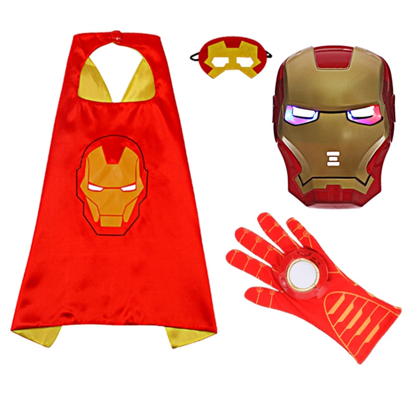 Cosplay Cape Luminous FacePeece Weapon Starch Suit Halloween děti kostým