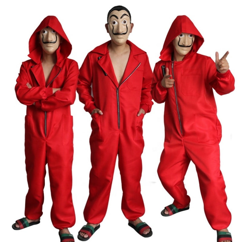 Salvador Dali Movie Costume Money Heist House of Paper La Casa de Papel Cosplay Halloween Party Costoms