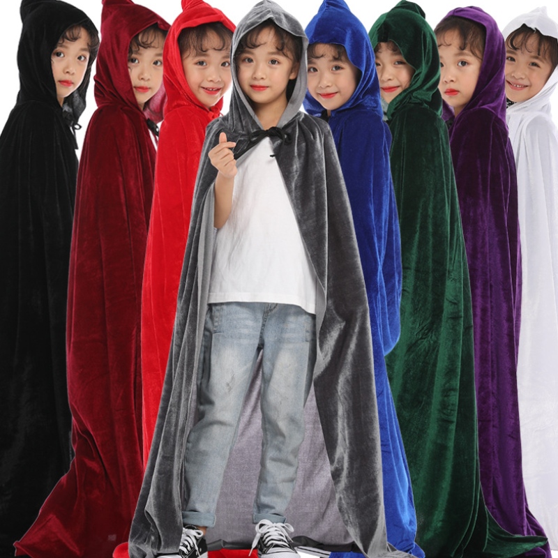 Evropský a americký populární halloweenský plášť Ghost Festival Cloak Velvet Adult Cloak