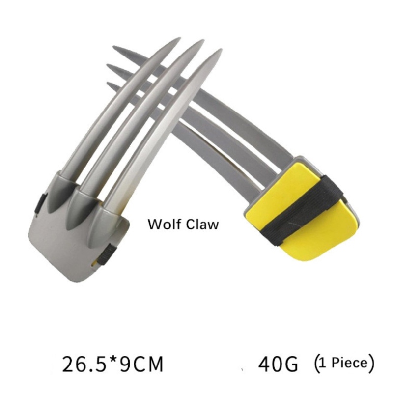 Wolverine Plastic Claw Facepiece Cloak zbraň Halloween cosplay party hračky