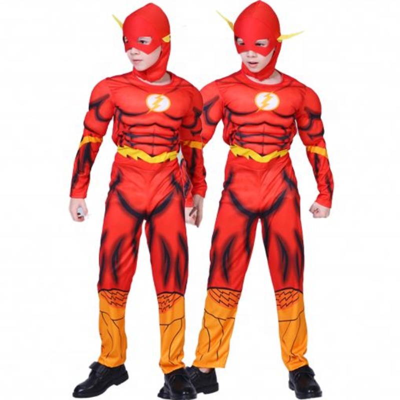Tovární přímé děti kostýmy cosplay kostýmy dětské superhrdiny kostýmy svalové oblek