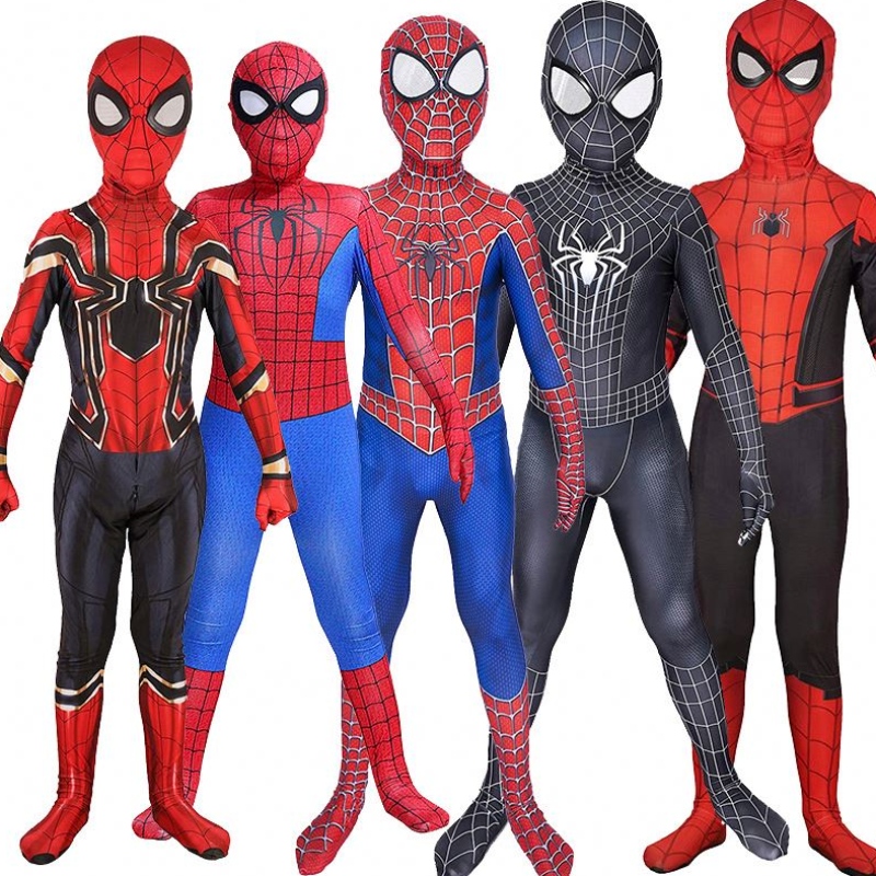 Halloweenský kostým dodavatelé velkoobchodní pavouk-man kostýmní kombinéza cosplay party šaty šaty