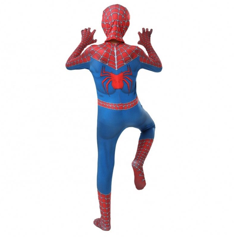 Vyrobeno v čínské továrně klasické populární modré&red Avenger Suit TV&movie superhrdinové kombinézy Anime Halloween oblečení Spiderman
