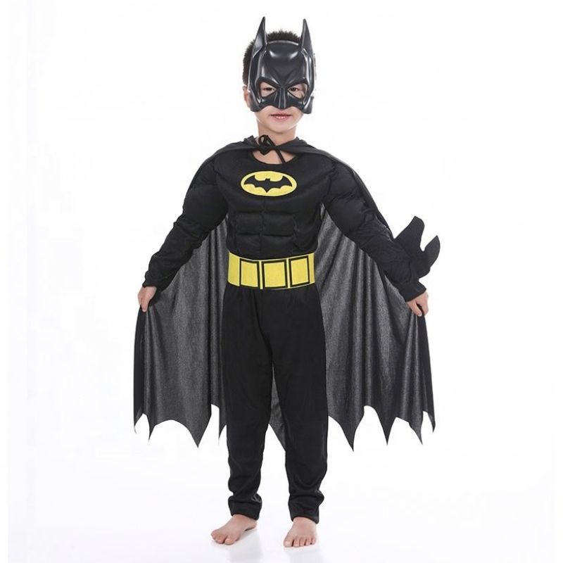Halloween maškaráda černýnetopýr sval děti superhrdiny kostýmy kostýmynetopýra s maskou Cloak
