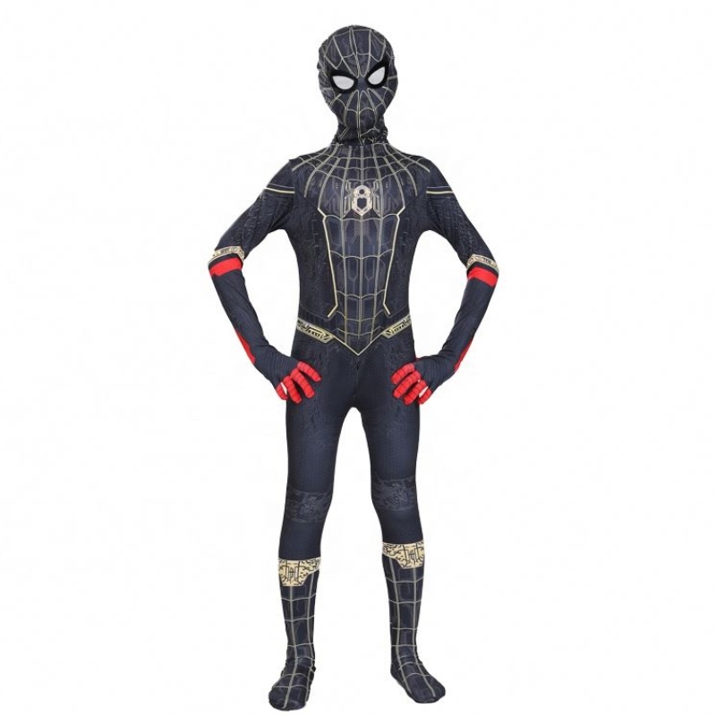 Fancy Jumpsuit Adult and Children Halloween Cosplay Bodysuit Red Black Spandex 3d Printed Clothing Spider Man Spiderman kostým