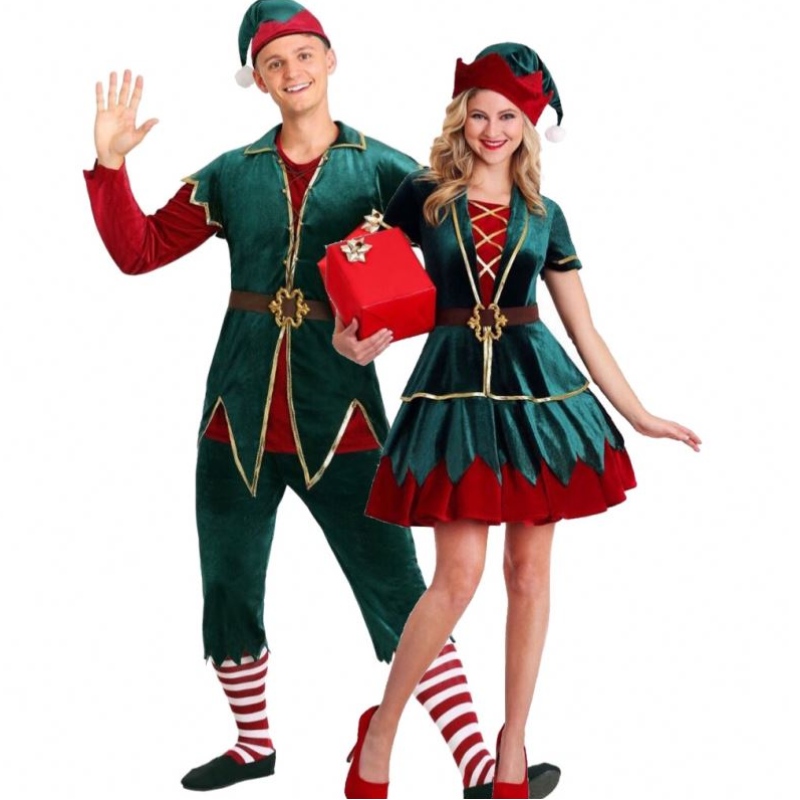 Nový dospělý vánoční večírek elf kostým