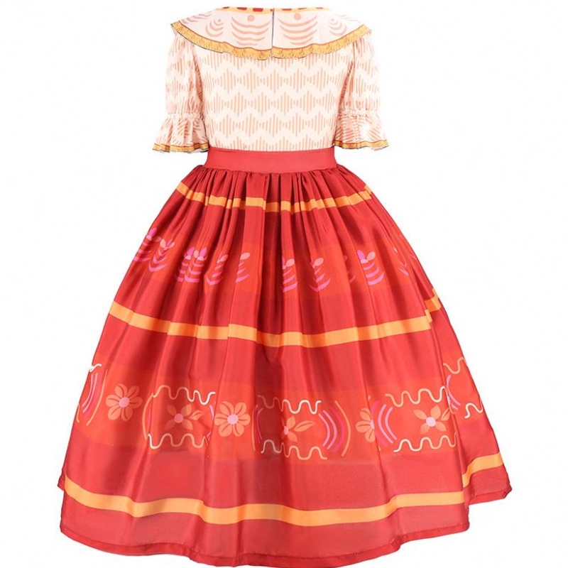 Baige Children Fancy Kids Birthday Party Princess Encanto Mirabel cosplay filmové kostýmy dívka dolors šaty