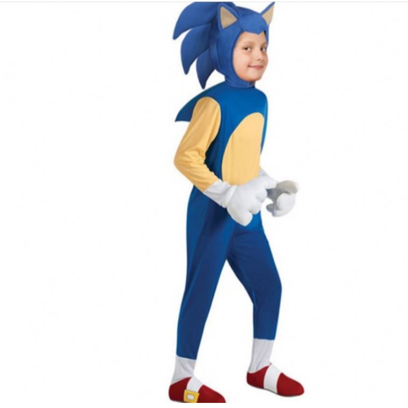 SONIC HALLOWEEN KOSTUME SONICO SONIC THE JEDICKÝ KARTON SONIC COSPLACE COSPLAY HRA PŘEDMĚT