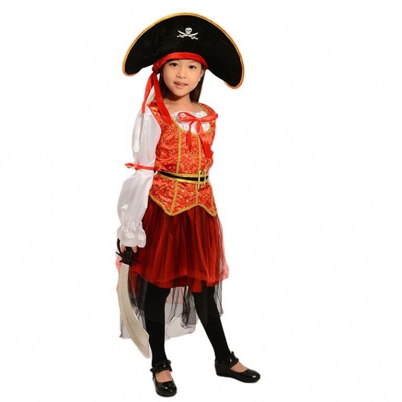 2022 dívka dítě role role Play Oblékání Set Pirates of the Caribbean Costom HCVM-006