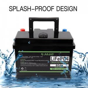 LFP solární baterie 12v 80ah Lifepo4 lithium baterie