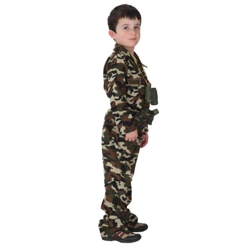 Boys Soldier Costume Vojenský uniformní oblek pro děti armáda kostým HCBC-010
