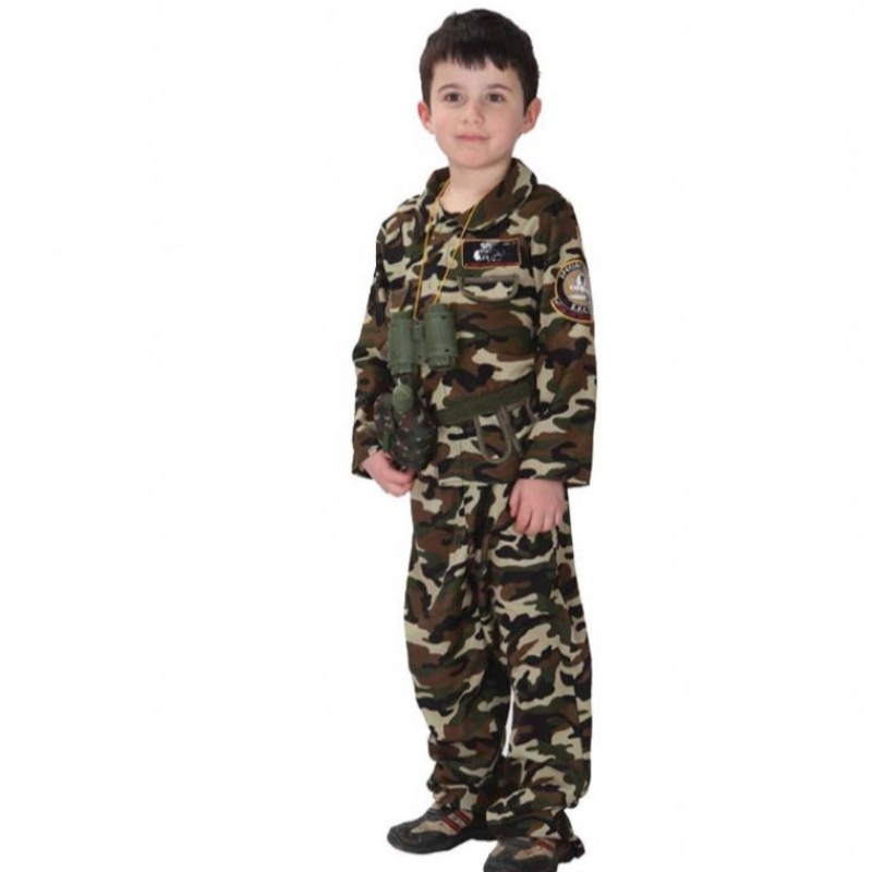 Boys Soldier Costume Vojenský uniformní oblek pro děti armáda kostým HCBC-010