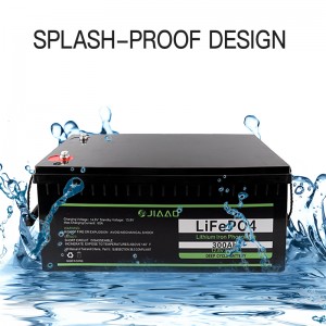 25V 300/400Ah dobíjecí lithium iontové baterie LiFePO4 s Bluetooth BMS