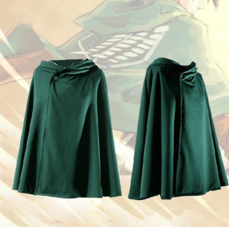 Cosplay kostým japonský anime mikina cosplay cosplay kostým Green Cape pánské oblečení útokna ti-tan