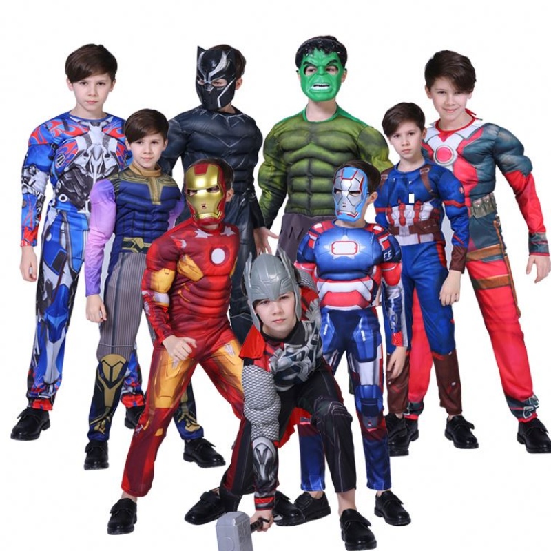 Velkoobchodní děti Performance Clothing Halloween Carnival Party Cosplay Cosplay Kostýmy dlouhé rukávy kombinézy dětské punčocháče