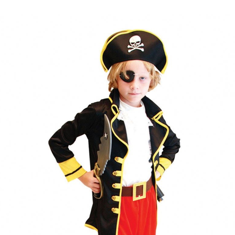 Děti chlapci pirát kostým cosplay sada pro děti karneval party šaty