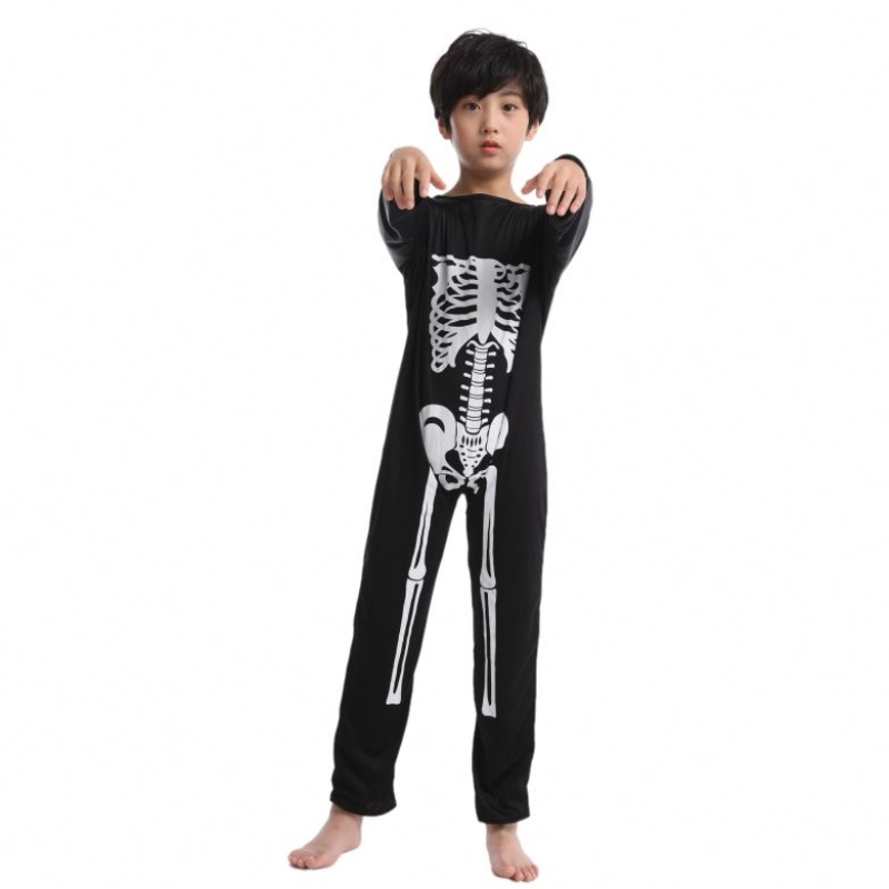 Kostým děti Halloween zombie kostým Cosplay Scary Skeleton Skull Costume Costom Jumpsuit Full Sets Carnival Party Clothing