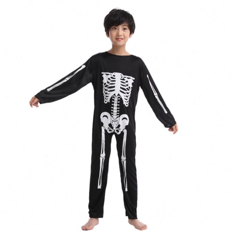 Kostým děti Halloween zombie kostým Cosplay Scary Skeleton Skull Costume Costom Jumpsuit Full Sets Carnival Party Clothing